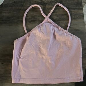 Divided Pink Kids Tank Top